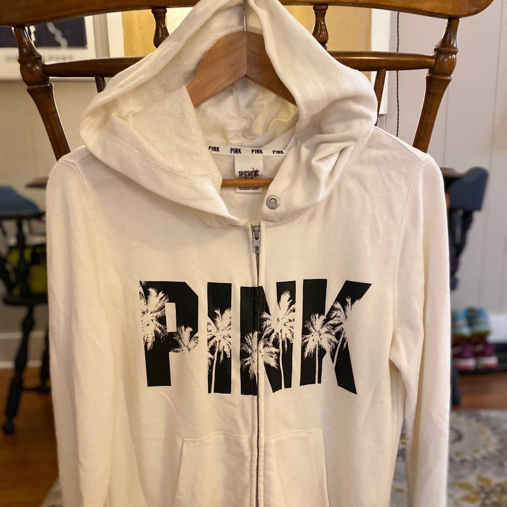 Victoria Secret Pink Full Zip Hoodie size M